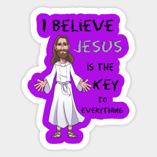 Jesus is the Key Sticker